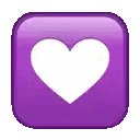 Gif animé coeur icone